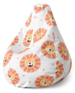 Sablio Sedací vak Pear Lvíčci - 70 x 95 x 15 cm