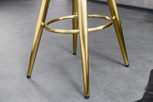 Barová stolička INDUSTRIAL 80 CM zlatá Nábytek | Jídelní prostory | Barové židle