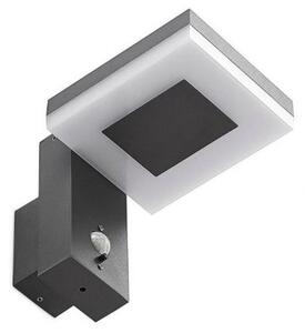 LED Venkovní solární nástěnné svítidlo se senzorem LED/5,5W/3,7V 3000K IP54
