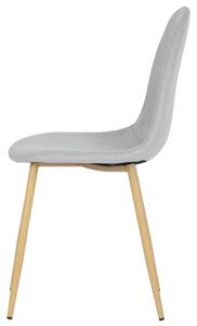 Jídelní židle LUISA 1 dub/stříbrná