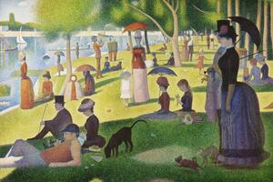 Obrazová reprodukce A Sunday on La Grande Jatte (Traditional Vintage Landscape) - Georges Seurat