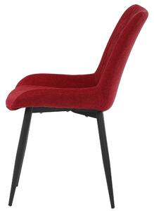 Jídelní židle NICOLETTE červená/černá