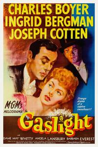 Obrazová reprodukce Gaslight, Ft. Angela Lansbury (Vintage Cinema / Retro Movie Theatre Poster / Iconic Film Advert)