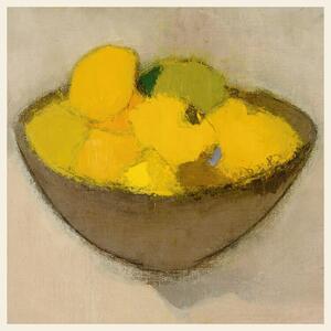 Obrazová reprodukce Lemons (Still Life in Yellow / Square) - Helene Schjerfbeck