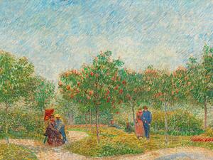 Obrazová reprodukce Garden with Courting Couples (Square Saint-Pierre) - Vincent van Gogh