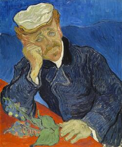 Vincent van Gogh - Obrazová reprodukce Portrait of Dr. Gachet, (35 x 40 cm)