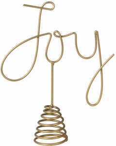 Vánoční ozdoba GOLD JOY 21 cm, zlatá