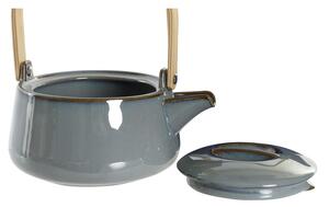 Konvice na čaj DKD Home Decor 21 x 17 x 10 cm Porcelán Šedý 1 L