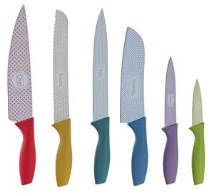Sada nožů DKD Home Decor Nerezová ocel Polypropylen 3 x 1,5 x 20 cm (6 pcs)