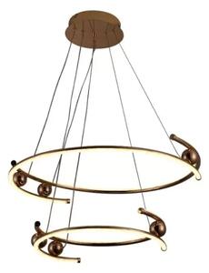 LED Stmívatelný lustr na lanku LED/80W/230V 3000-6500K + dálkové ovládání