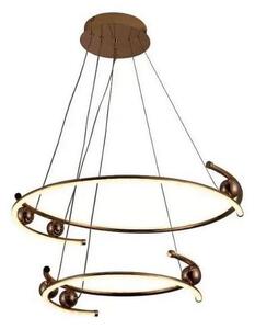 LED Stmívatelný lustr na lanku LED/80W/230V 3000-6500K + dálkové ovládání