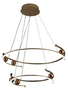 LED Stmívatelný lustr na lanku LED/80W/230V 3000-6500K + dálkové ovládání