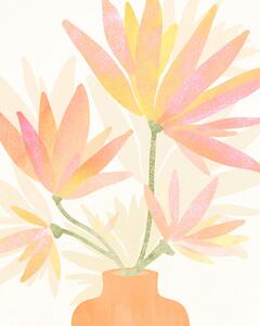 Ilustrace Sweet Pink Floral, Kristian Gallagher