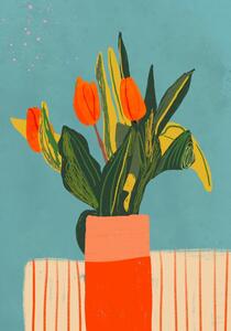 Ilustrace Tulips, Gigi Rosado