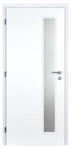 Doornite Basic Interiérové dveře Vertika, 70 L, 746 × 1983 mm, lakované, levé, bílé, prosklené