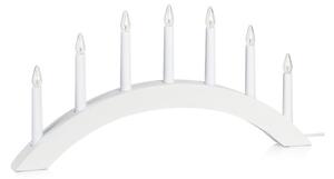 Markslöjd 704830 - Vánoční svícen ATLE 7xE10/3W/230V bílý