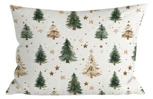 Bavlněný povlak na polštář CHRISTMAS FOREST 50x70 cm, barevný