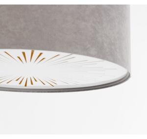 Stropní svítidlo RAYS 2xE27/60W/230V pr. 40 cm šedá