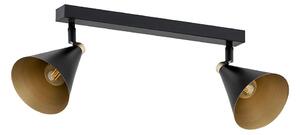 Argon 7170 - Bodové svítidlo LUCINDA 2xE14/7W/230V černá