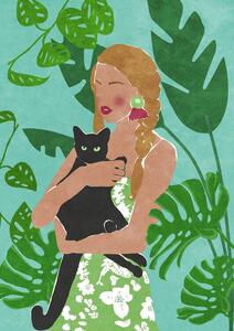 Ilustrace Cat Lover, Raissa Oltmanns