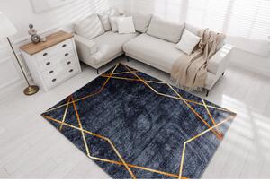 Kusový koberec Alchie tmavě šedý 200x290cm