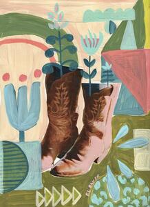 Ilustrace Blooming boots, Eleanor Baker