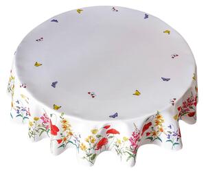 Vzorovaný kulatý ubrus na stůl SPRING MEADOW III. Ø 130 cm Mybesthome