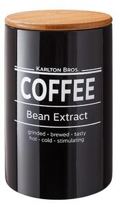 KARLTON BROS Dóza na kávu 1,1 l - černá