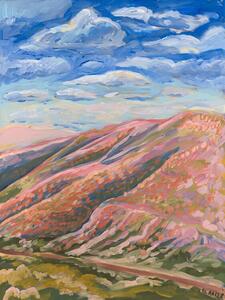 Ilustrace Colorful hills, Eleanor Baker