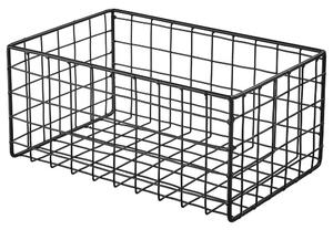 DEPOSIT Úložný kovový koš 26 x 17 cm - černá