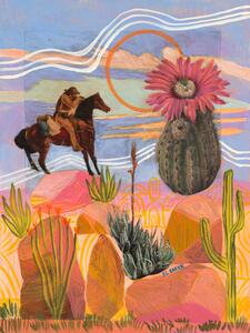 Ilustrace Wild West, Eleanor Baker, (30 x 40 cm)