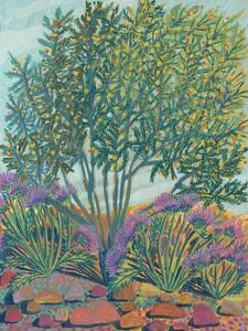 Ilustrace Green bush, Eleanor Baker, (30 x 40 cm)