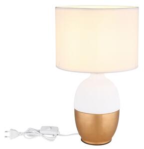 Globo 21627W - Stolní lampa VALENTINO 1xE14/40W/230V bílá