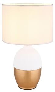 Globo 21627W - Stolní lampa VALENTINO 1xE14/40W/230V bílá