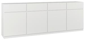ŠIROKÁ KOMODA, bílá, 224,8/82,4/40 cm MID.YOU - Online Only komody, Online Only