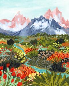 Ilustrace Autumn Mountains, Sarah Gesek