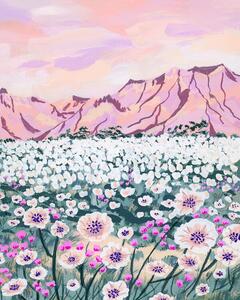 Ilustrace Pink Desert, Sarah Gesek