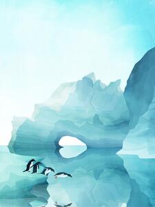 Ilustrace Penguins By Day, Goed Blauw