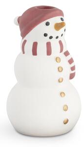 Porcelánový svícen Christmas Snowman Kähler