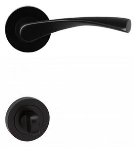 Cobra dveřní kování GIUSSY-R WC černá