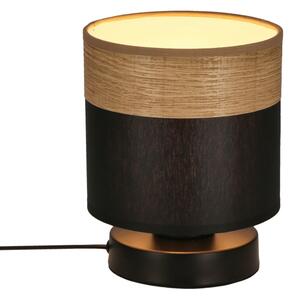 Stolní lampa PORTO 1xE27/60W/230V černá/hnědá