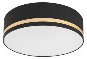 Stropní svítidlo SIRJA STRIPE 4xE27/15W/230V pr. 45 cm černá