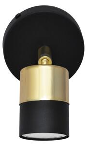 LED Nástěnné bodové svítidlo TUBSSON 1xGU10/4,8W/230V černá/zlatá