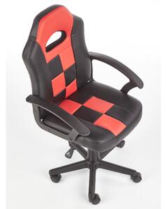Dětská židle STURM černo/červená