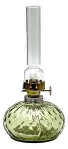 Petrolejová lampa ELIŠKA 20 cm lesní zelená