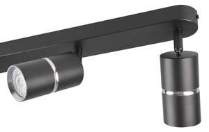 Bodové svítidlo BAMBOO 3xGU10/10W/230V černá