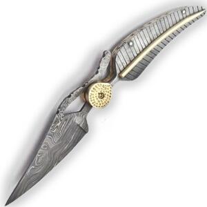 KnifeBoss lovecký zavírací damaškový nůž Fenix