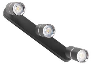 Bodové svítidlo BAMBOO 3xGU10/10W/230V černá
