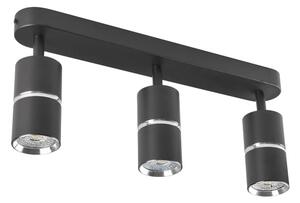 Bodové svítidlo BAMBOO 3xGU10/10W/230V černá
