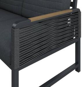 ZAHRADNÍ SEDACÍ SOUPRAVA kov, plast, textil Ambia Garden